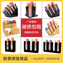 Acrylic Cup Rack Milk Tea Shop Supplies Disposable Cups rack Commercial sub-cup holder for cup holder log supplies