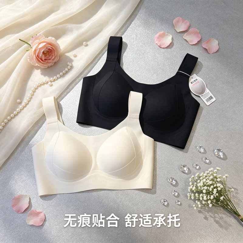 Urban Beauty Underwear Lbh6N6 Seamless Large Bust Minimizing Thin Style Lifts and Gathers Side Breasts Anti-Sagging Push-Up Bra Urban Beauty Underwear Lbh6N6 Seamless Large Bust Minimizing Thin Style Lifts and Gathers Side Breasts Anti-Sagging Push-Up Bra