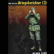 Người mẫu nhựa 1/35 Kriegsberichter3 Người mẫu trắng tay GK làm phóng viên Thế chiến II 214 - Capsule Đồ chơi / Búp bê / BJD / Đồ chơi binh sĩ