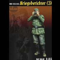 Người mẫu nhựa 1/35 Kriegsberichter3 Người mẫu trắng tay GK làm phóng viên Thế chiến II 214 - Capsule Đồ chơi / Búp bê / BJD / Đồ chơi binh sĩ mô hình anime