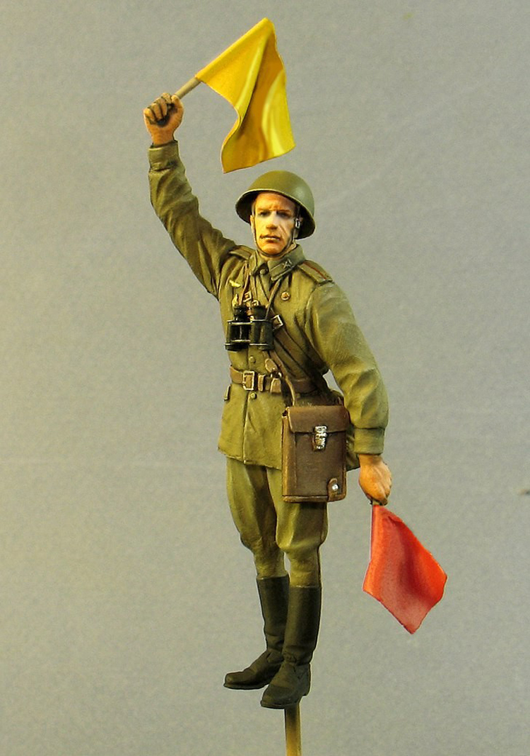 1/35 Lính nhựa Thế chiến II Pháo binh năm người gói GK mẫu trắng tay chiến tranh quân sự năng động 33 - Capsule Đồ chơi / Búp bê / BJD / Đồ chơi binh sĩ búp bê elsa