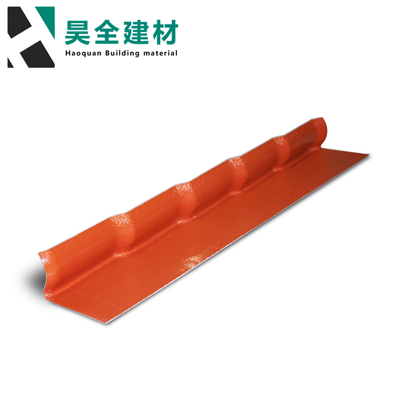 Gable flood board synthetic resin roof tile heat insulation tile villa tile decorative tile plastic tile fittings