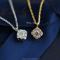 Wing｜Magnificent 18k gold natural diamond necklace Clavicle chain Exclusive setting method is large for gifts