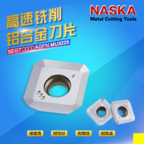 Original NASKA Nasca SEET12T3AFFN-MU3225 plane milling cutter head non-metallic milling blade for aluminum