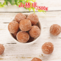 500g Xueli Hawthorn ball traditional practice sweet and sour hawthorn strip pill ribbon sugar casual snack specialty