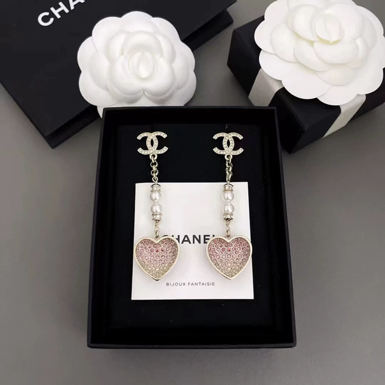 Классические серьги Chanel с буквами, подвесная жемчужина с кисточками
