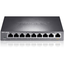  TP-LINK TL-SF1009PT 8-port Standard PoE Switch 802 3af at Total Power 125W