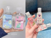 Waterless disposable hand sanitizer portable small bottles for students dry cleaning without water for childrens special vials