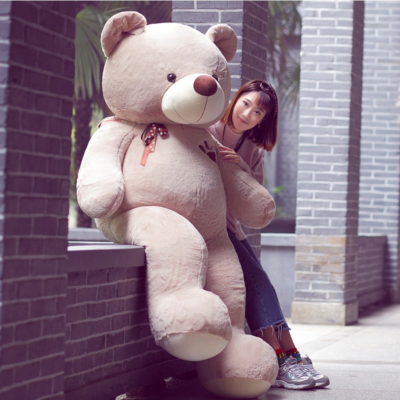 1 8 m 2 m oversize teddy bear plush toy hugging bear cloth doll special size paparazzi panda doll