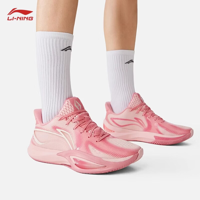 Li-Ning Flashing 3 Low-Top Men's Rebound Lightweight Professional Practical Cushioning Durable Stable Basketball Shoes Abaw007