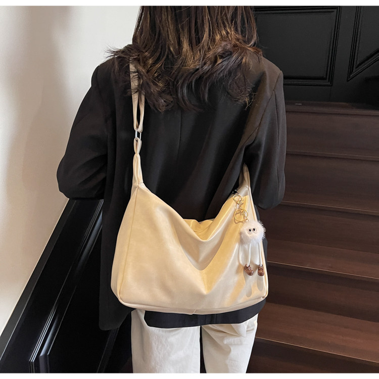 Women's Versatile Casual Shoulder Bucket Bag For Work And Travel_voghion.com