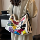 Вместительный и большой шоппер, японская сумка на одно плечо для матери и ребенка, городской стиль