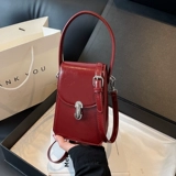 Красная портативная небольшая сумка, летняя сумка через плечо, премиум класс