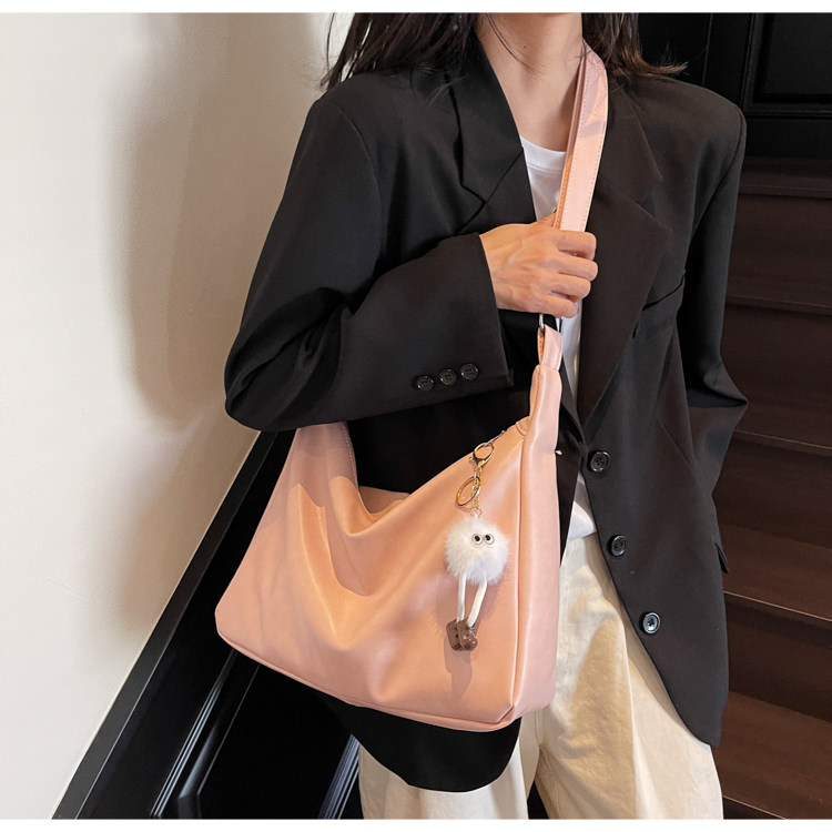 Women's Versatile Casual Shoulder Bucket Bag For Work And Travel_voghion.com