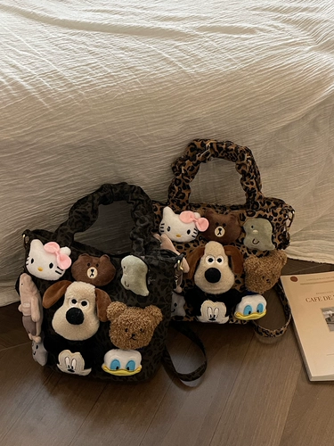 Весенний шоппер, мультяшная портативная сумка