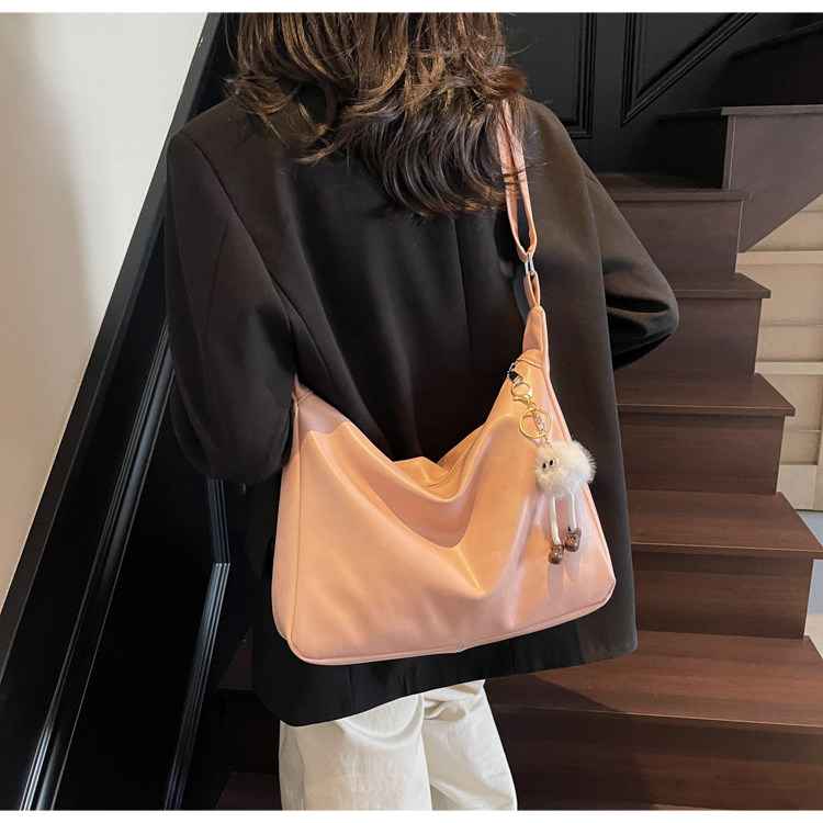 Women's Versatile Casual Shoulder Bucket Bag For Work And Travel_voghion.com