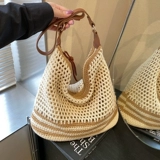 Пляжная вместительная и большая сумка на одно плечо