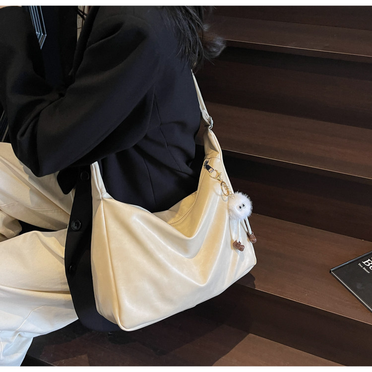 Women's Versatile Casual Shoulder Bucket Bag For Work And Travel_voghion.com