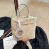 Canvas portable bucket bag fashionable casual crossbody bag
