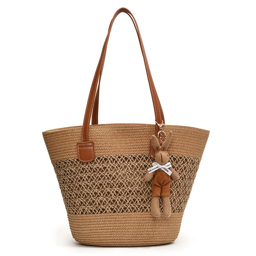 Летняя корзина, сумка через плечо, соломенная универсальная сумка на одно плечо