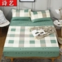 100% cotton cũ thô vải giường đơn mảnh dày 1,8m gạo Simmons bảo vệ bìa bông Ga phủ giường Everon