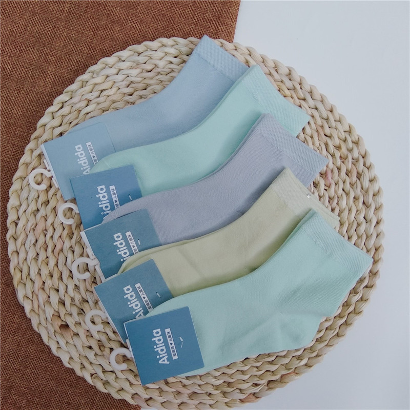 Khử mùi thấm mồ hôi không thể có được tình yêu bóng socks 1--10 tuổi vớ cotton thoáng khí nam và nữ trẻ em vớ mùa thu đông tất trẻ em cao cổ