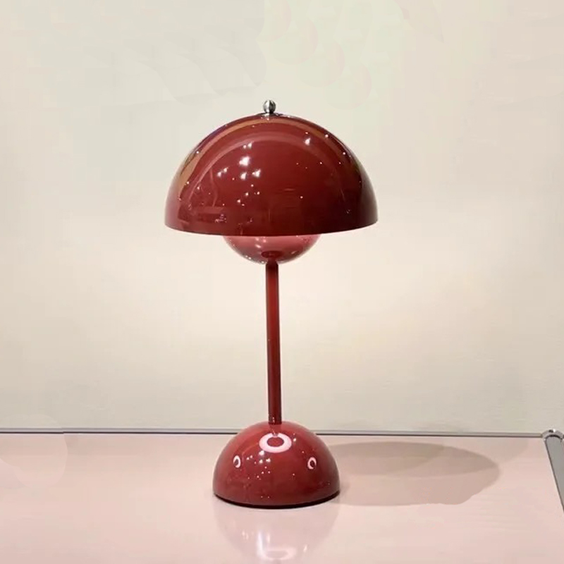 Wedding table lamp flower bud Nordic bedside bedroom bride wedding room Changming lamp net red dowry gift a pair of long-lived lamps