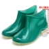 Giày cao gót mưa thấp giúp giày đi mưa ống ủng đi mưa ống ống ngắn - Rainshoes Rainshoes