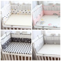  Custom crib Baby bed perimeter block breathable mesh bedding Bedding Pure cotton anti-collision fence