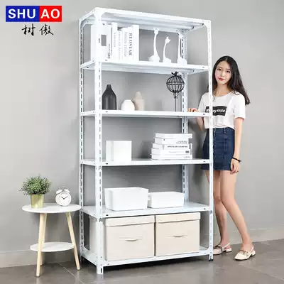Six-story angle steel shelf display rack warehouse warehousing household warehouse storage goods iron rack multi-storey supermarket