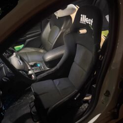 New Bride X Illest Car Bucket Seat Integrated Lightweight Fiberglass Universal Modified Racing Seat