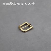 Bag Hardware Accessories Pure Copper Belt Buckle Head Button Old John 13mm16mm Brass Pin Buckle Head