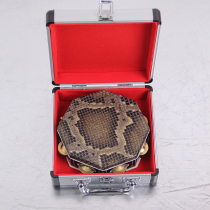 Sour branch octagonal drum tambourine Manchu folk art rap book Python octagonal drum percussion instrument Ebony