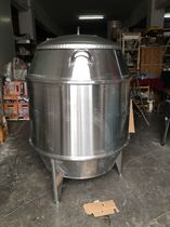 90 double-layer carbon burning insulation stainless steel roast goose furnace Beijing wood carbon goose furnace roast duck furnace