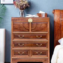 Solid Wood Full Aroma Camphor Wood Fighting Cabinet Vegan Face Wardrobe Storage Bedroom Chest of drawers cabinet Chinese style single plate with box cabinet