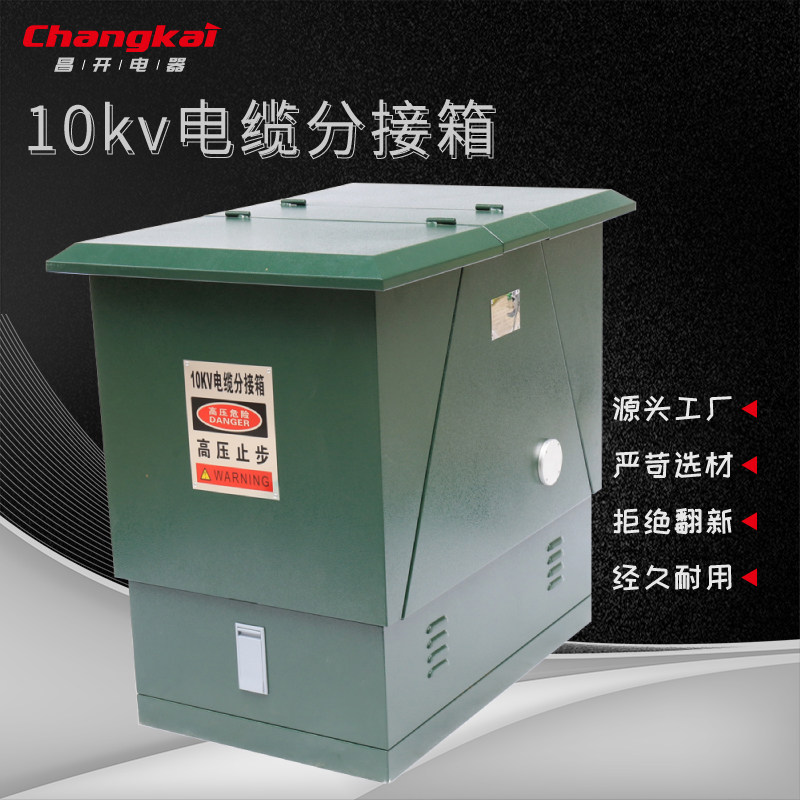 DFW - 10KV 630A stainless steel European cable splitter box branch box charged display arrester
