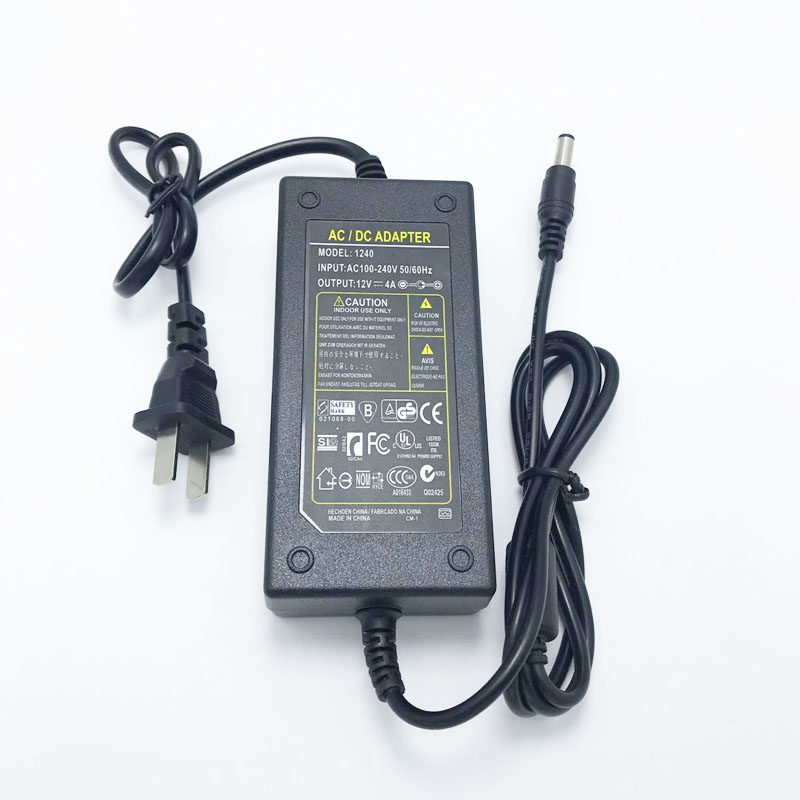 Suitable for DAJING original Dajing 12V4A LCD power adapter Model: DJ-U48S1204