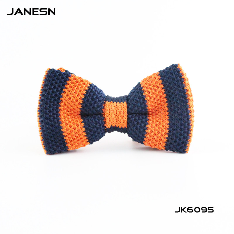 New style man polyester multiple British casual shirts knitted hair collar tie adjustable butterfly tie