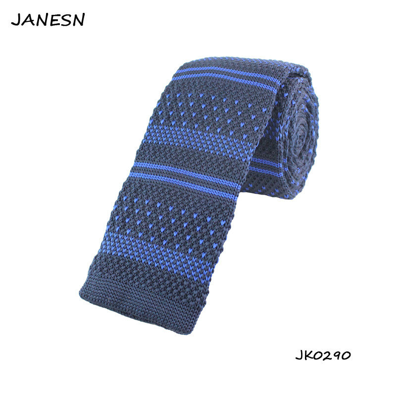 High quality leisure Han edition wool knitted narrow tie for men business dress retro English gift box