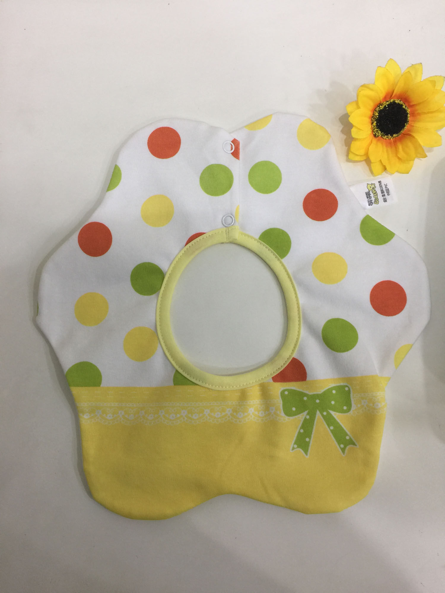 Bunpa Bile Baby Items Walled Double Layer Pure Cotton Dot corner Corner Purse