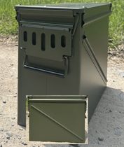 American version of the iron box oversized equipment storage box NATO material box double-sided opening metal box collection and souvenir box