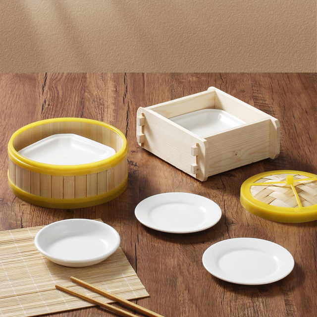 Ceramic mass round square solid color smooth and easy to clean