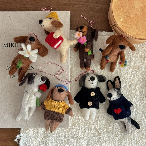 Милая сумка, подвеска, шерстяной войлок, плюшевый брелок, кукла подходит для мужчин и женщин, милые животные