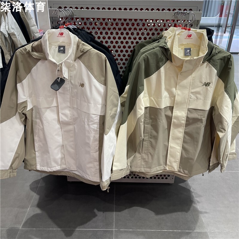New Balance Nb 25 Spring New Style Men's and Women's Windproof Jacket Casual Sports Jacket Amj51310