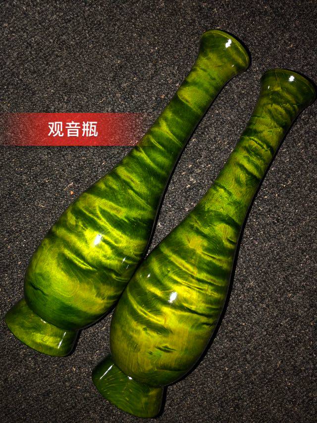 Big leaf nanmu vase Guanyin bottle living room Chinese-style dry flower new home housewarming gift mahogany furniture decoration