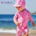 Úc Rashoodz trẻ nhỏ áo dài tay áo chống nắng dây kéo áo tắm một mảnh áo tắm bé đi biển áo bơi trẻ em Đồ bơi trẻ em
