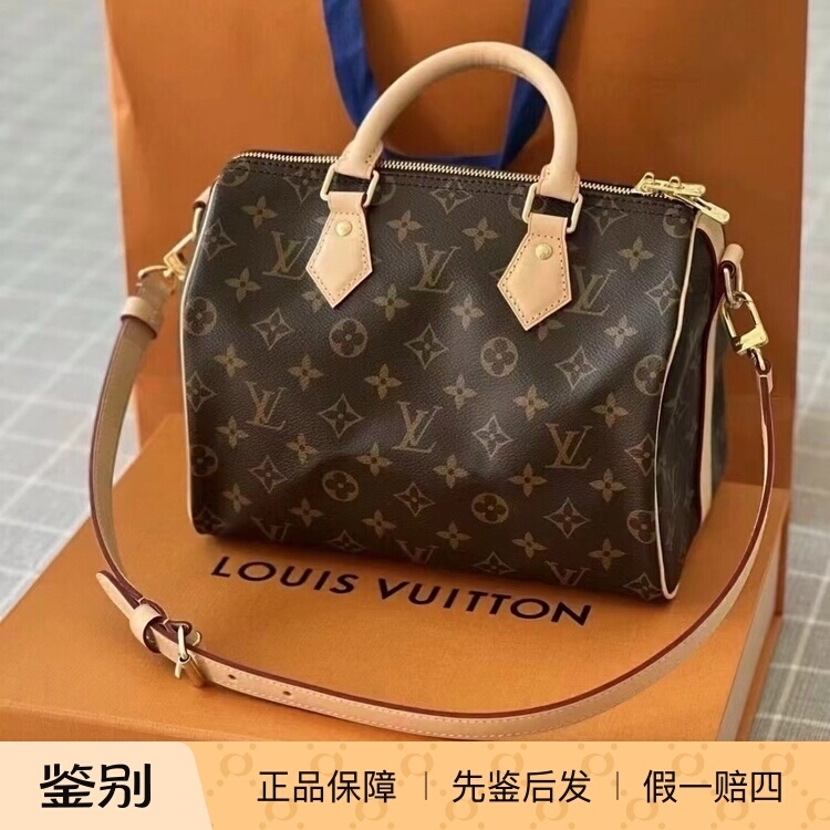 Lv Louis Vuitton Speedy25 Pillow Bag Classic Monogram Checkerboard Shoulder Bag Crossbody Bag Lv Women's Bag