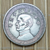 Big Head Shikai Memorial Ocean Collection Silver Yuanyuan Yuan Ancient coin High imitation handicraft Republic of China 25 years