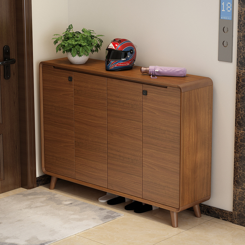 Fingerprint unlock New Chinese large-capacity shoe cabinet Living room storage floor Outdoor Shoe cabinet Public door Home Shoe cabinet-Taobao