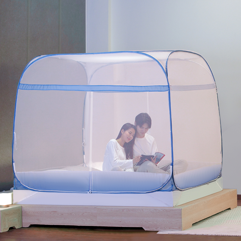 Yurt nets installation-free anti-drop children foldable 1 5m1 8 meters bed without bracket home 2 M tattooed account